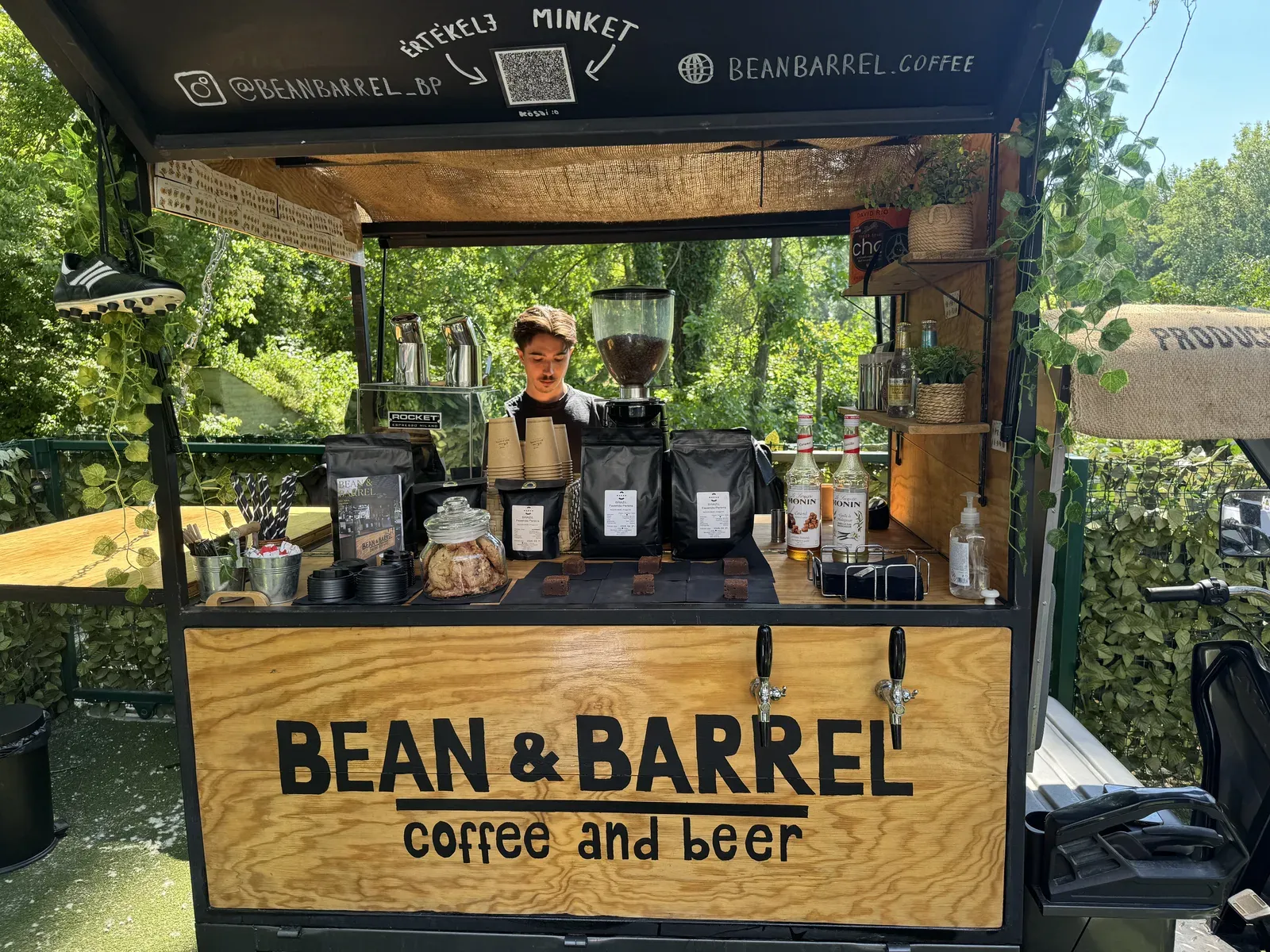 Bean & Barrel tuktuk rendezvényen